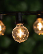 Vandtætte varme hvide LED lyskæder til have og veranda