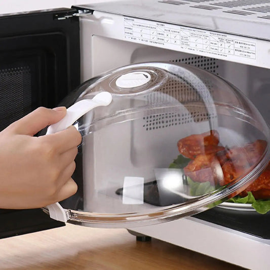 Premium mikrobølgelåg med ergonomisk håndtag og dobbelte dampåbninger
