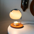 Vintage glaspedestal med elegant retrodesign