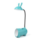 Moderne LED skrivebordslampe med penneholder og touchkontrol