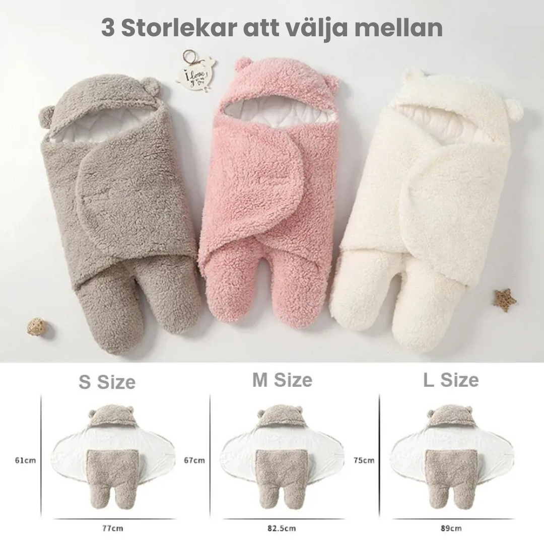 Babytæppe til indpakning, blødt og hyggeligt til nyfødte