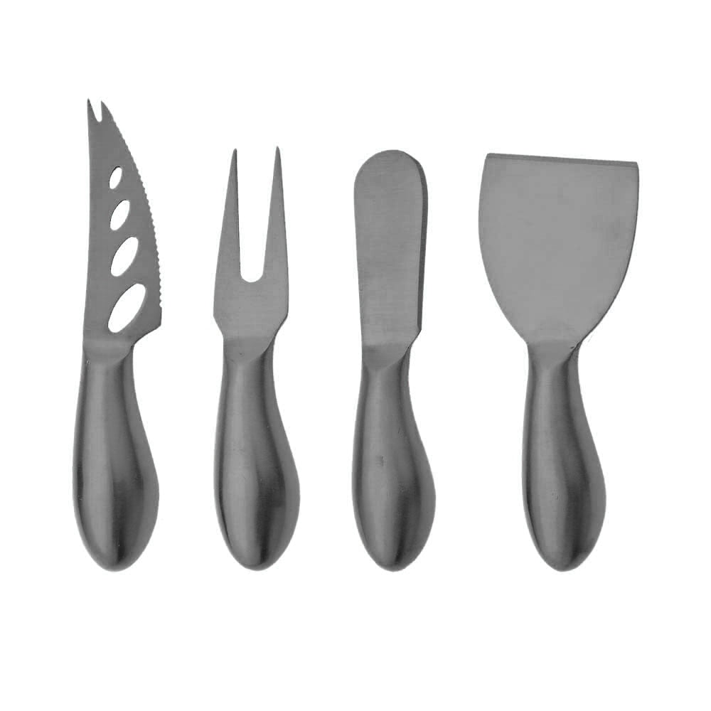Elegant osteknivsæt i rustfrit stål til underholdning