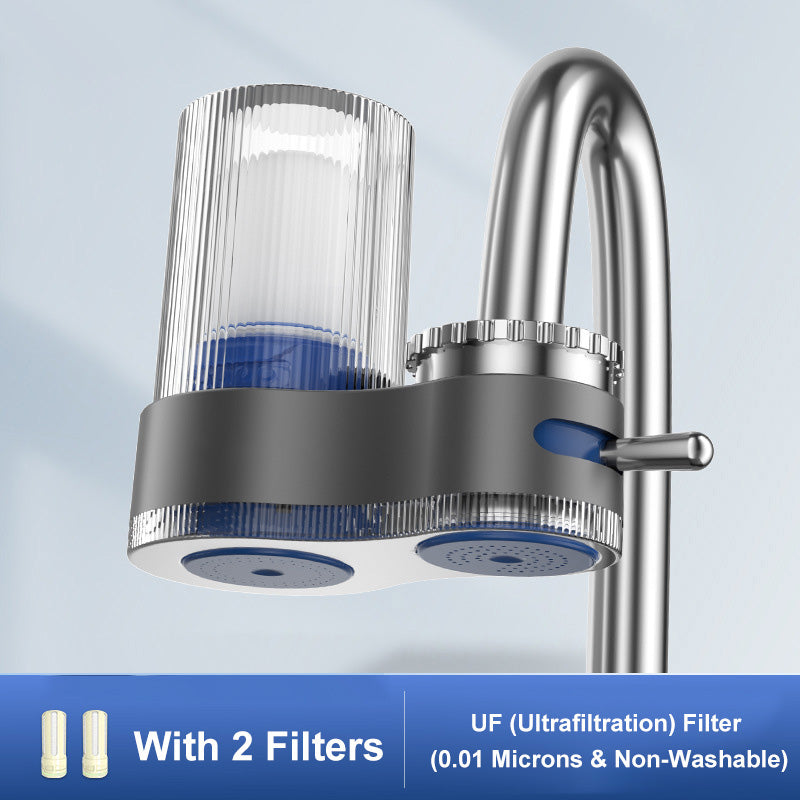 Bærbar vandhane purifier med adapterfilter