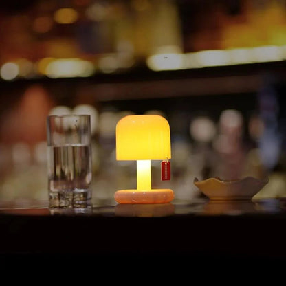 Bordlampe i Svampedesign – Blød & Hyggelig