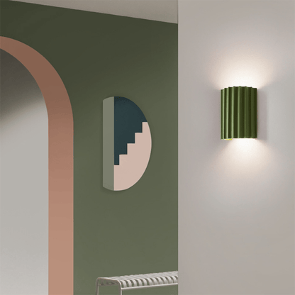 Rillet Væglampe – Moderne & Stemningsfuld