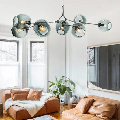 Loftlampe med Glas-Kupler – Moderne Statement