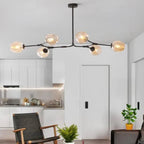 Loftlampe med Glas-Kupler – Moderne Statement