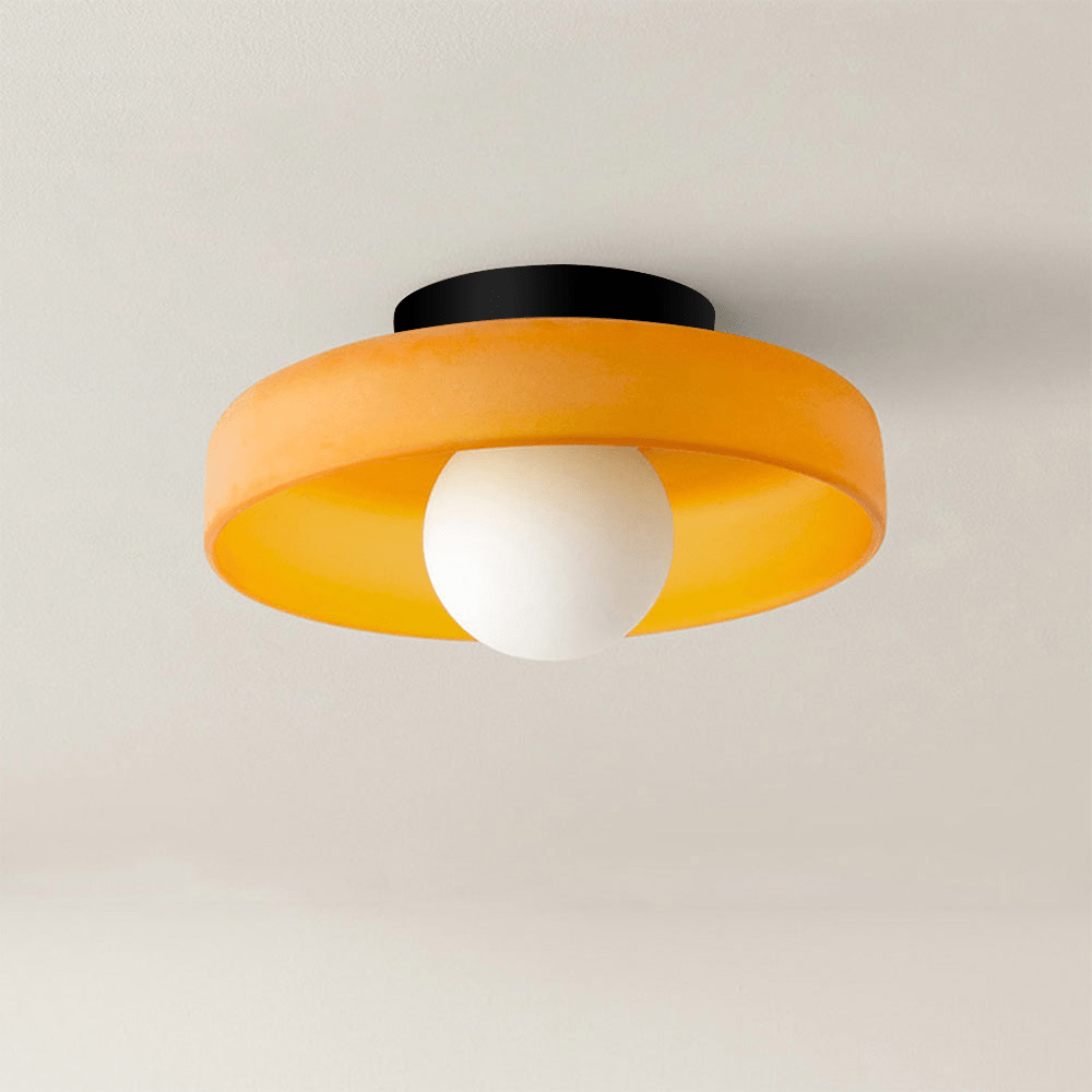 Rund Loftlampe – Farverig Moderne Stil