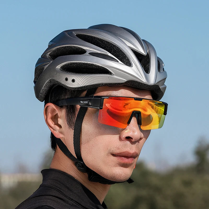 Fotochromiske cykelbriller med UV400 beskyttelse