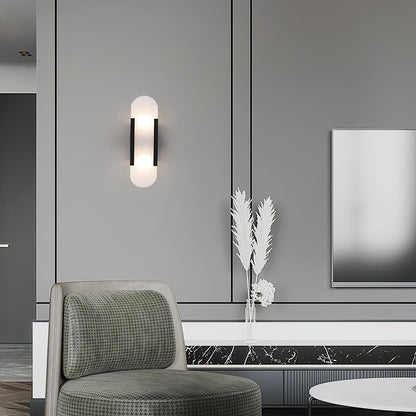 Væglampe i Marmorlook – Elegant Stemningslys