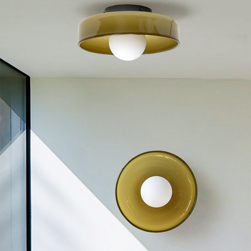 Rund Loftlampe – Farverig Moderne Stil