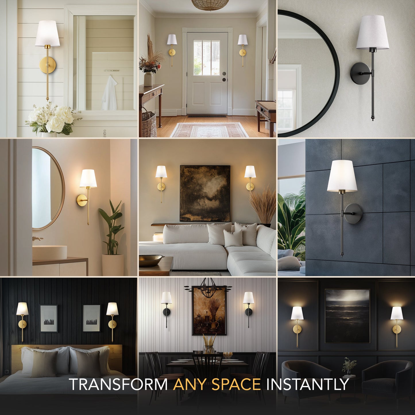 Trådløse Moderne LED Væglamper Sæt med 2
