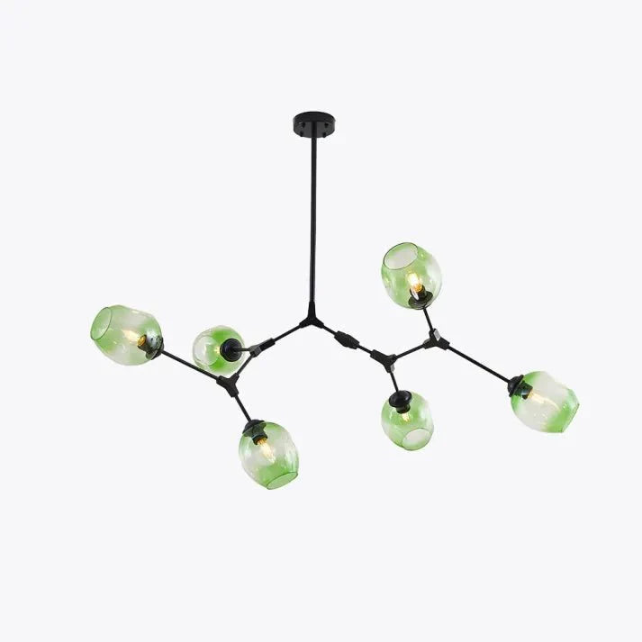 Loftlampe med Glas-Kupler – Moderne Statement