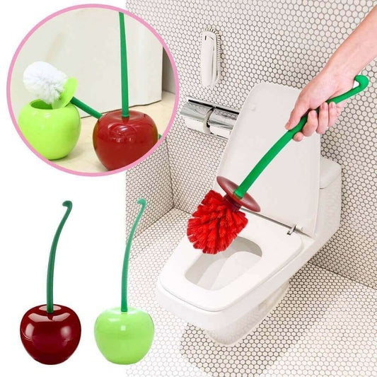 Elegant keramisk toiletbørstesæt med holder
