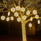 Magisk LED Snefnugsbelysning til en Fortryllende Jul!