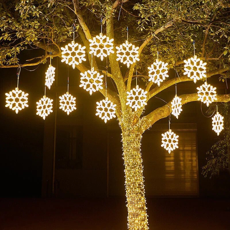 Magisk LED Snefnugsbelysning til en Fortryllende Jul!