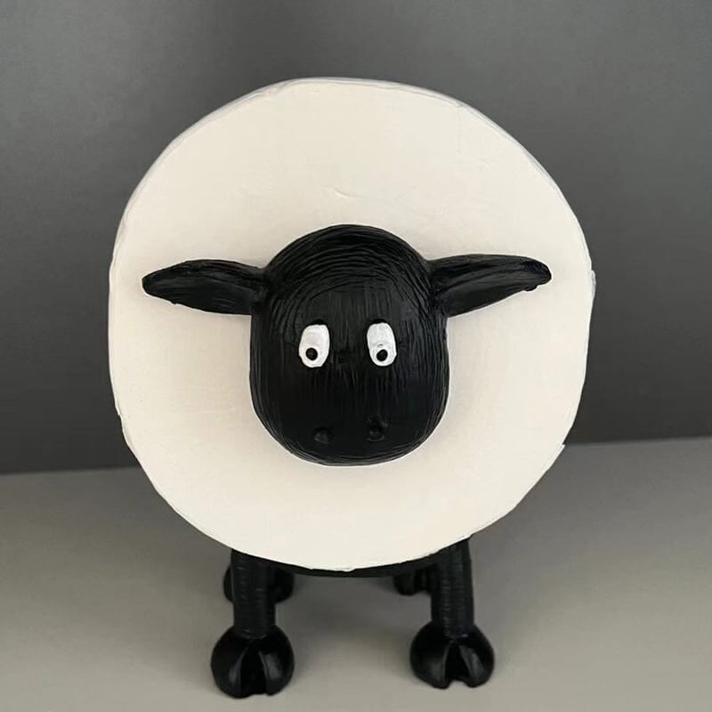 Rustik Fåre Toiletpapirholder Stativ