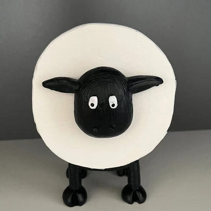 Rustik Fåre Toiletpapirholder Stativ