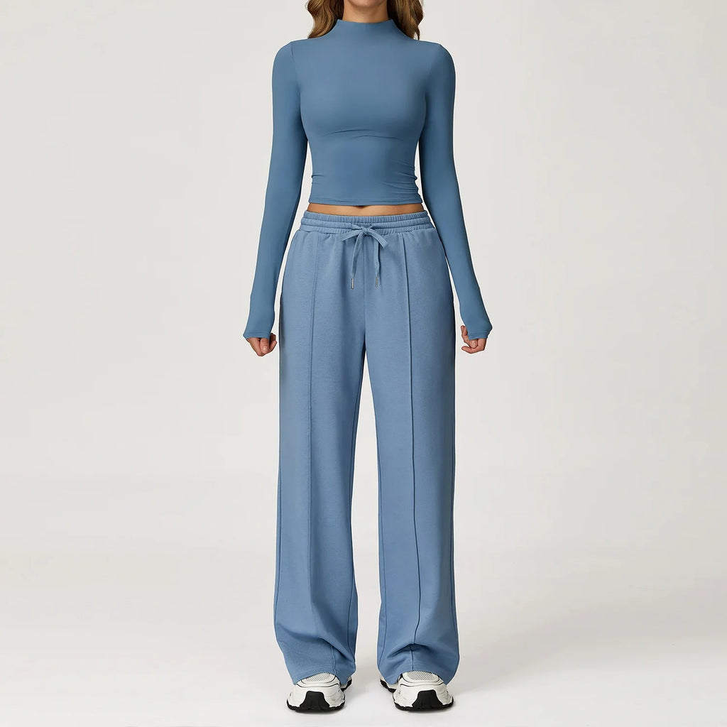 Kvinders Premium Minimal 2-delt Sæt Pink