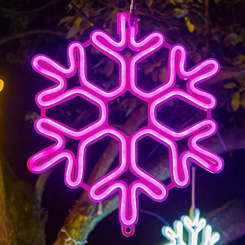 Magisk LED Snefnugsbelysning til en Fortryllende Jul!