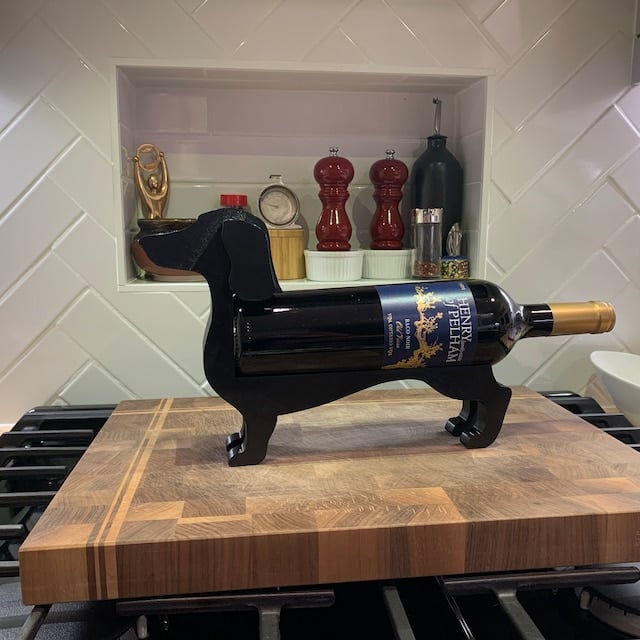 Gravhund Vinflaskeholder Dekorativ Stand