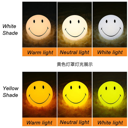 LED Smilestemningslampe Hjemmeindretning Natlys