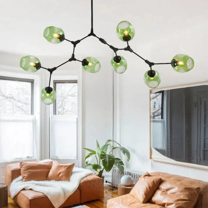 Loftlampe med Glas-Kupler – Moderne Statement