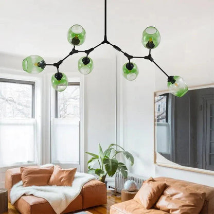 Loftlampe med Glas-Kupler – Moderne Statement