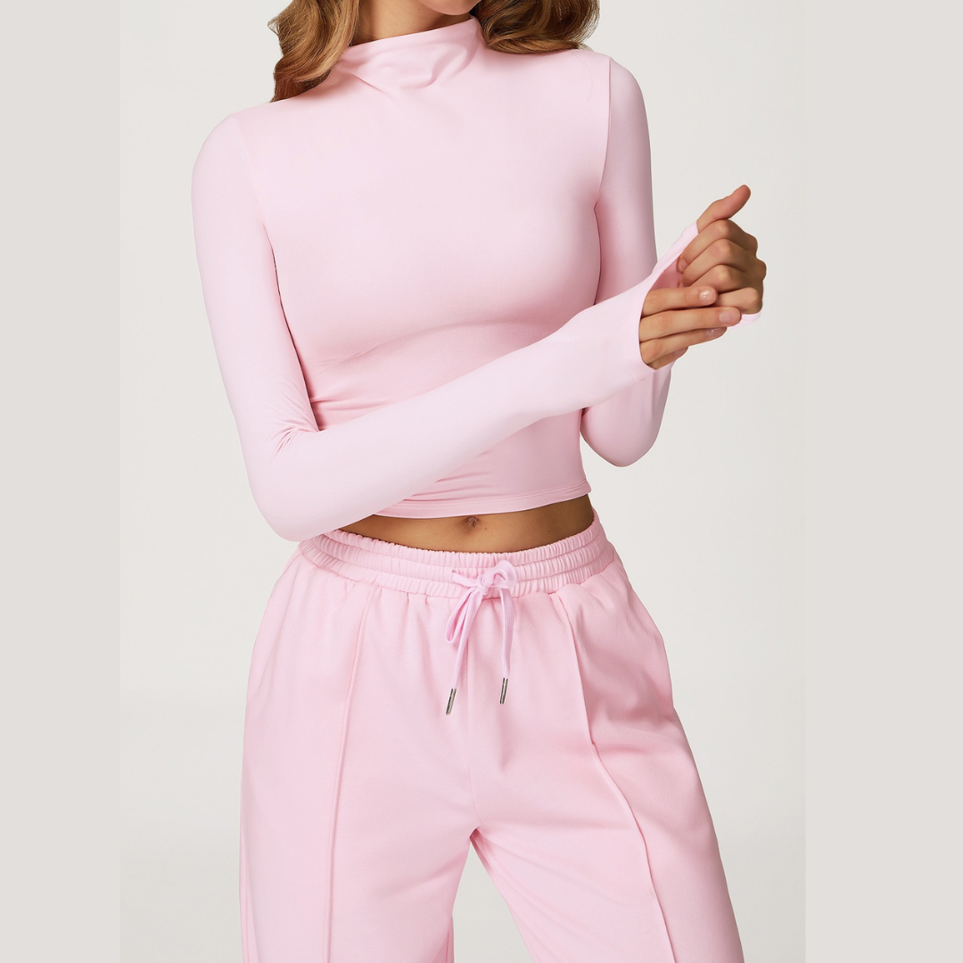 Kvinders Premium Minimal 2-delt Sæt Pink