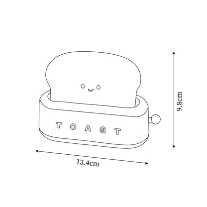 Stylish Bordlampe med Indbygget Batteri og Brødrister Design