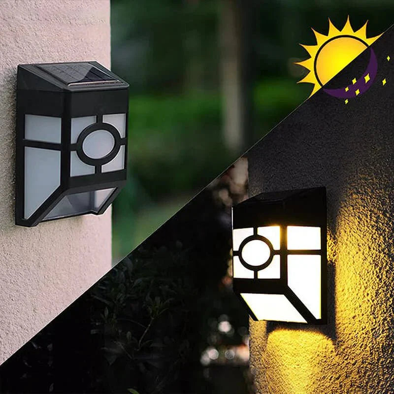 Sæt med 2 Sol-LED Væglamper