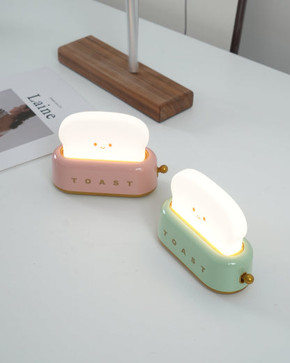 Stylish Bordlampe med Indbygget Batteri og Brødrister Design