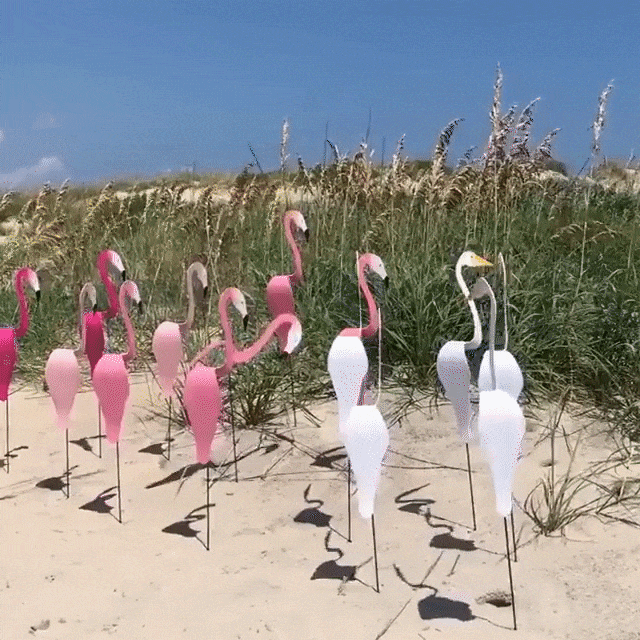 Legesyg Flamingo Havefugledekoration