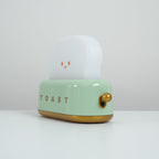 Stylish Bordlampe med Indbygget Batteri og Brødrister Design