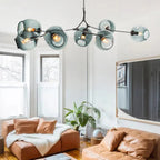 Loftlampe med Glas-Kupler – Moderne Statement