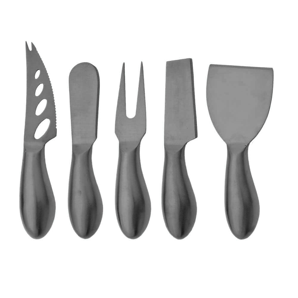 Elegant osteknivsæt i rustfrit stål til underholdning