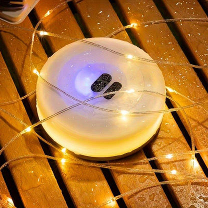 Fnuglet bærbar LED-fejelys girlander
