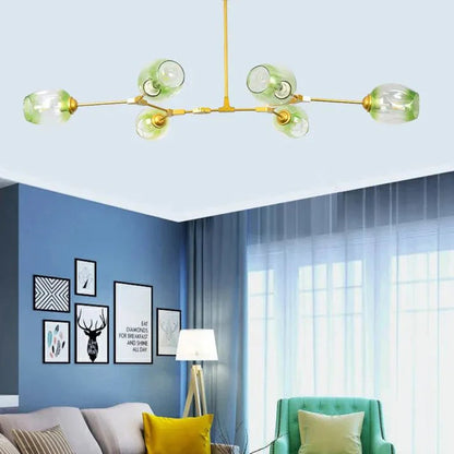Loftlampe med Glas-Kupler – Moderne Statement