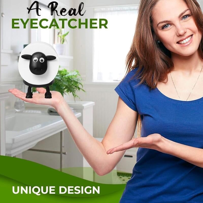 Rustik Fåre Toiletpapirholder Stativ