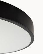 Justerbar træ- og jern LED loftslampe med CCT-indstillinger