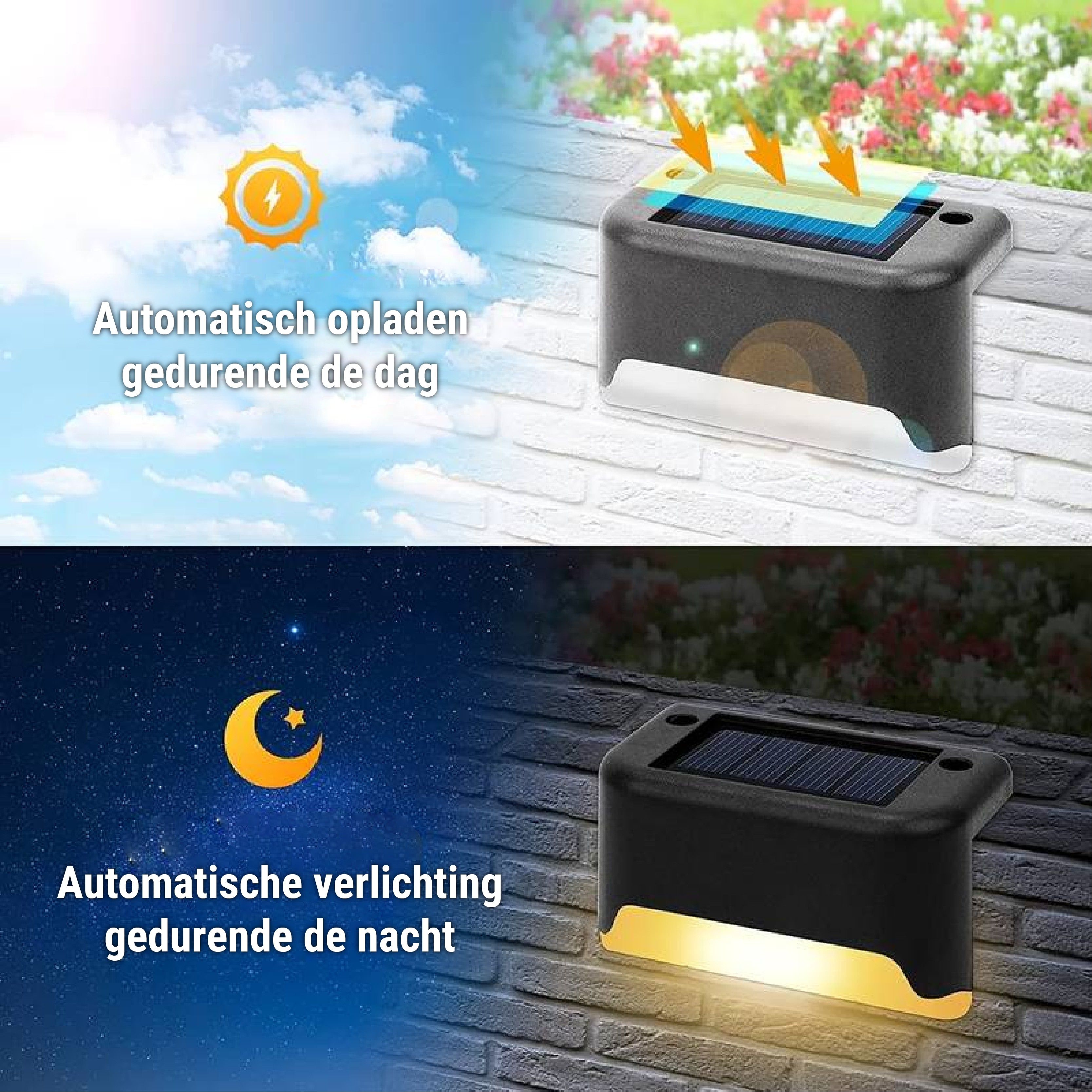 Solenergi Trådløse LED Væglamper - Forvandl din Have med den Ideelle Stemning!