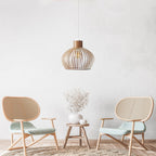 Stella™ - Nordisk burlampe lavet af træ