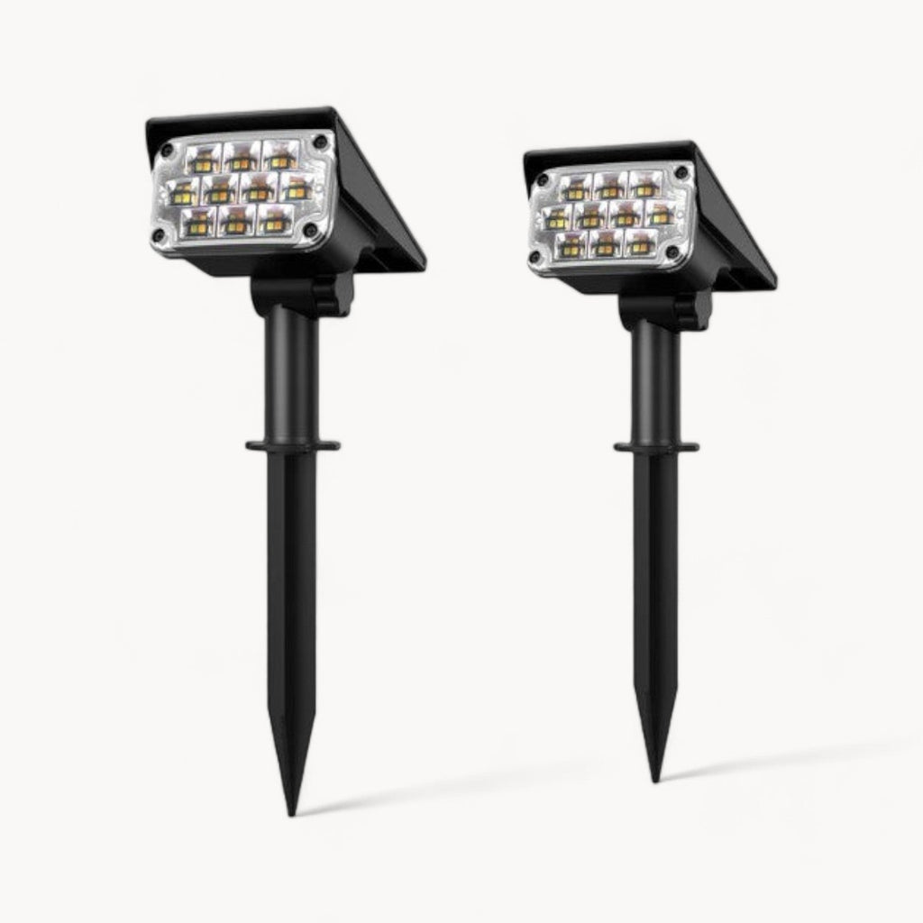 Trådløs LED-solcellelampe til haven Deluxe