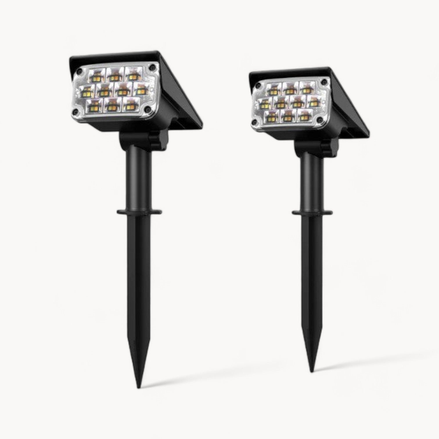 Trådløs LED-solcellelampe til haven Deluxe