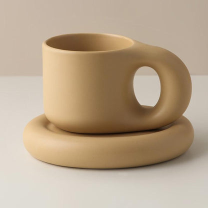 Keramisk Lucille-kop med moderne minimalistisk design