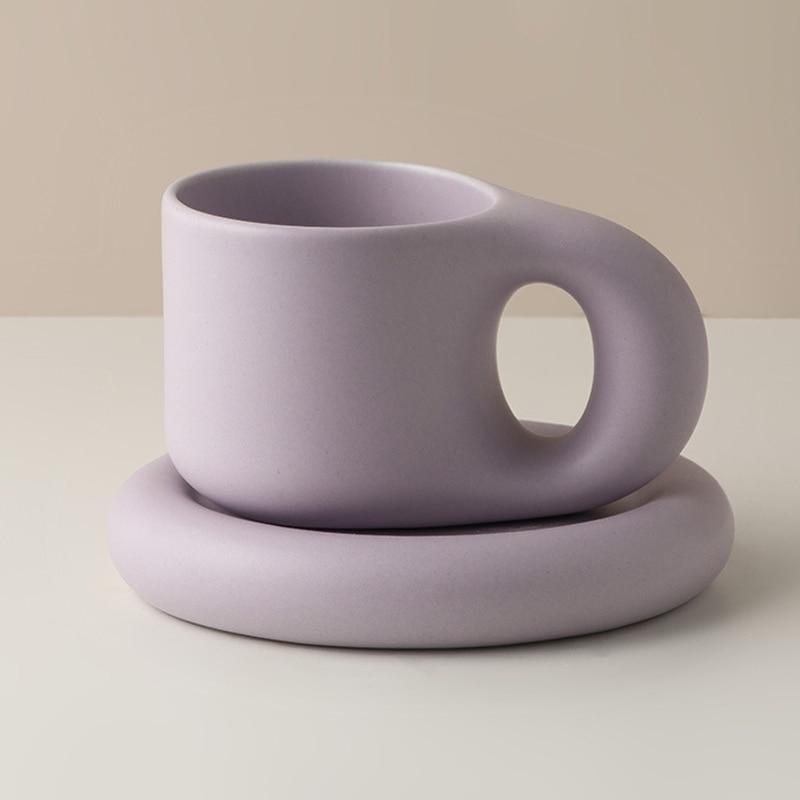 Keramisk Lucille-kop med moderne minimalistisk design
