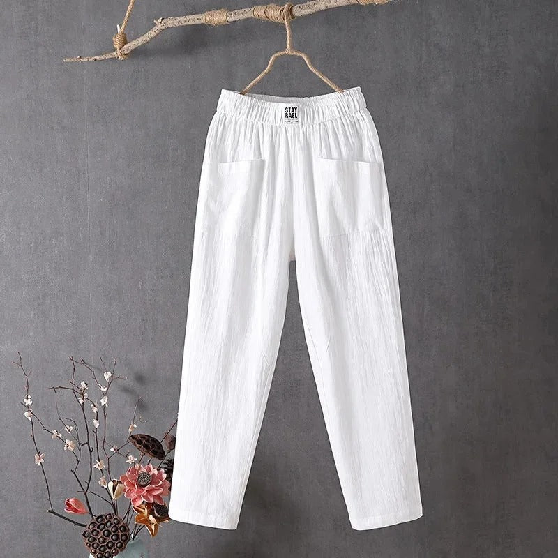 EcoEase™ - Casual Pants af bomuld og hør