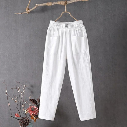 EcoEase™ - Casual Pants af bomuld og hør