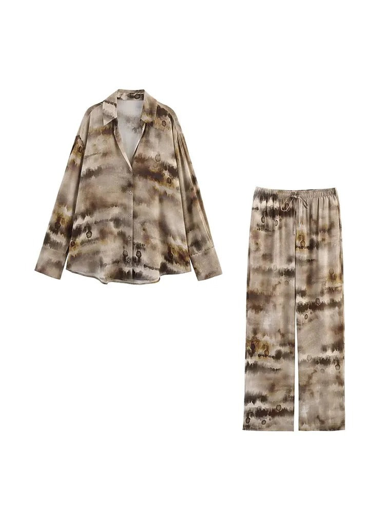 Tie-dye Todelte Sæt til Kvinder