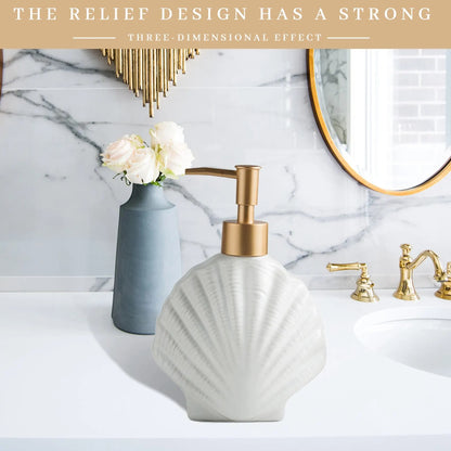 Elegant keramisk sæbedispenser